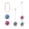 Freezer Ben Wa Ball Remote Control Kegel Ball Exercises Set - White - Stimulators