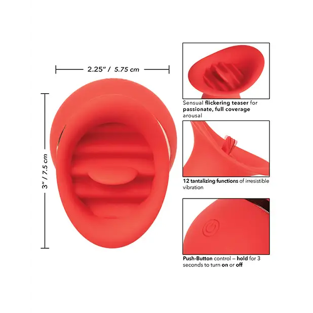 French Kiss Charmer - Red - Stimulators