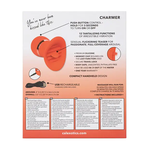 French Kiss Charmer - Red - Stimulators