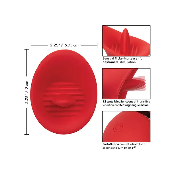 French Kiss Seducer - Red - Stimulators