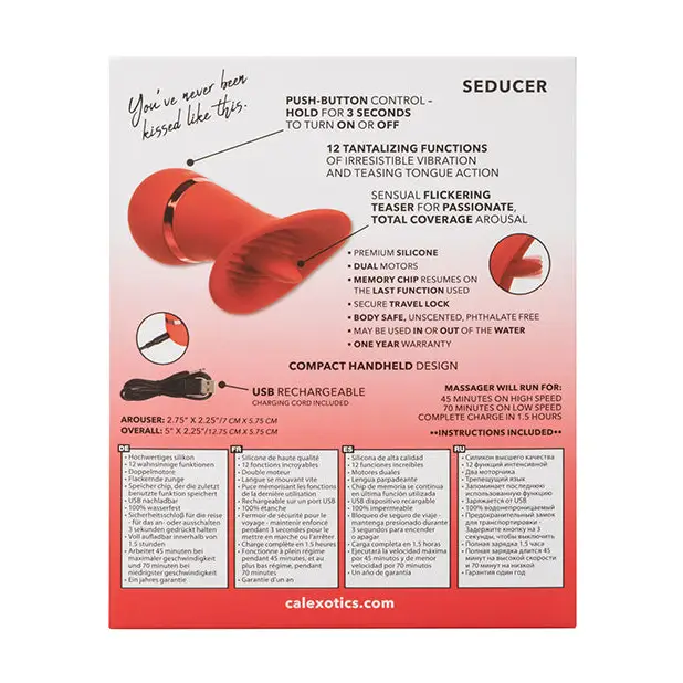 French Kiss Seducer - Red - Stimulators