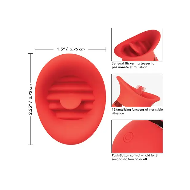 French Kiss Sweet Talker - Red - Stimulators