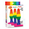 Frisky Rainbow Silicone Anal Trainer Set - Gay & Lesbian Products