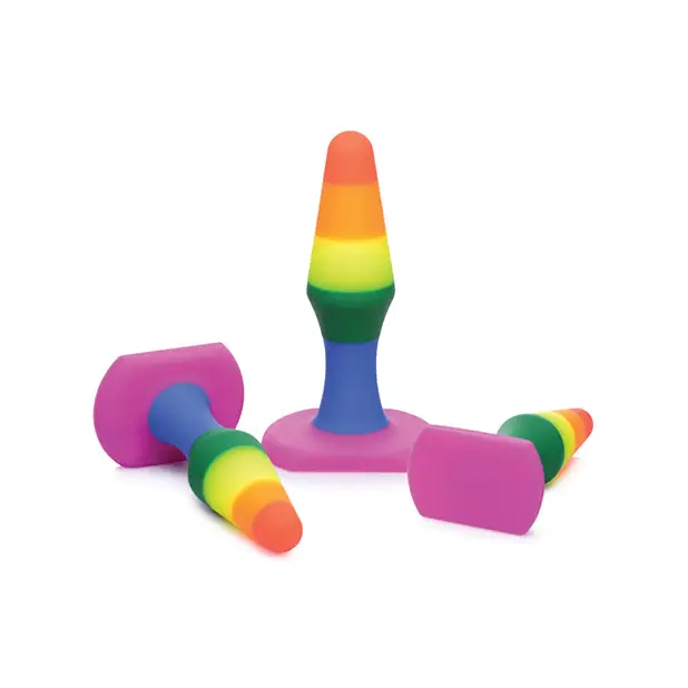 Frisky Rainbow Silicone Anal Trainer Set - Gay & Lesbian Products