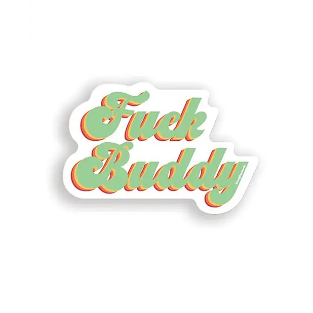 Fuck Buddy Naughty Sticker - Pack of 3 - Novelties