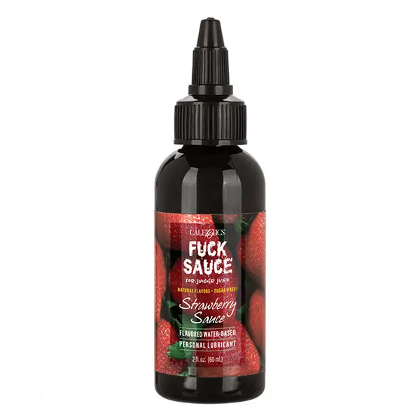 Fuck Sauce Flavored Water Based Personal Lubricant - 2 oz Strawberry - Lubricants