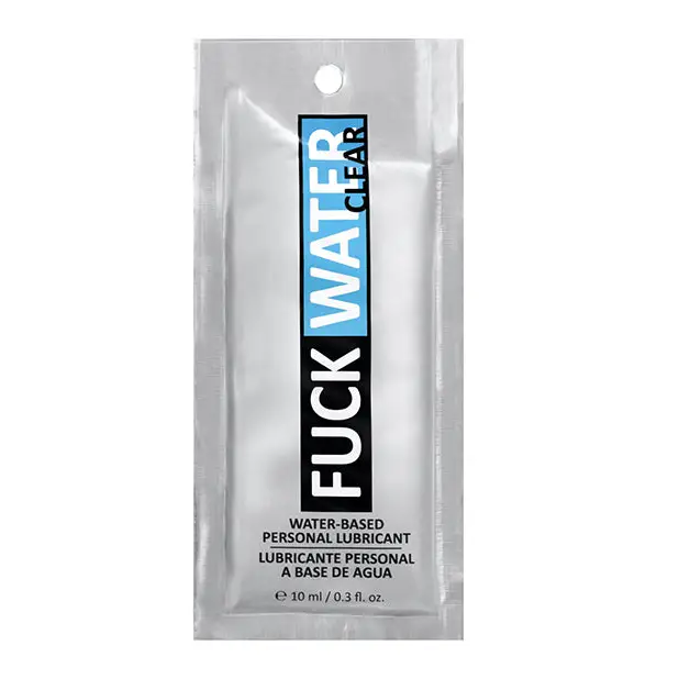 Fuck Water Clear H2O Foil -.3 oz - Lubricants