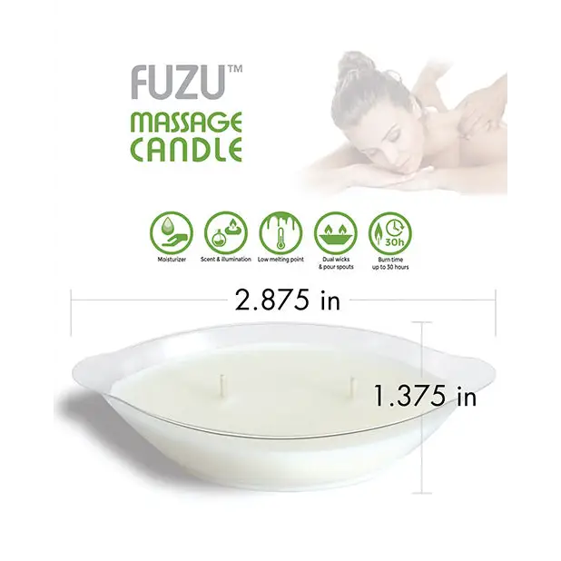 Fuzu Massage Candle - 4 oz Coconut Passion - Setting The Mood