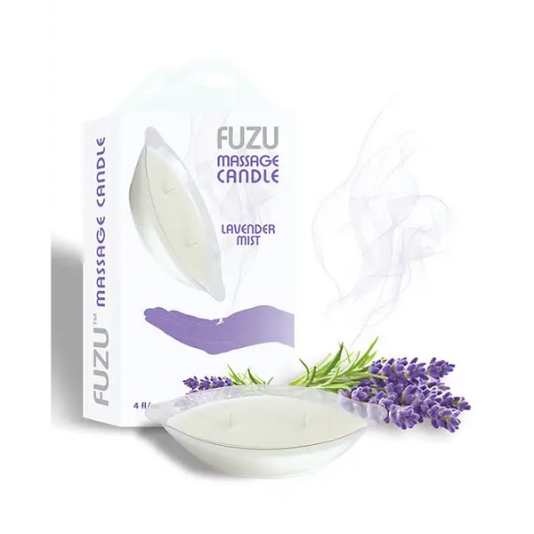 Fuzu Massage Candle - 4 oz Lavender Mist - Setting The Mood