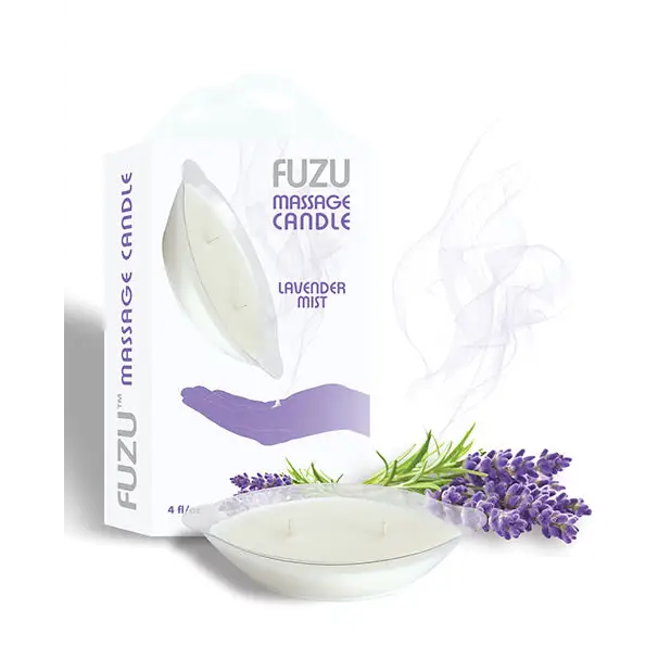 Fuzu Massage Candle - 4 oz Lavender Mist - Setting The Mood