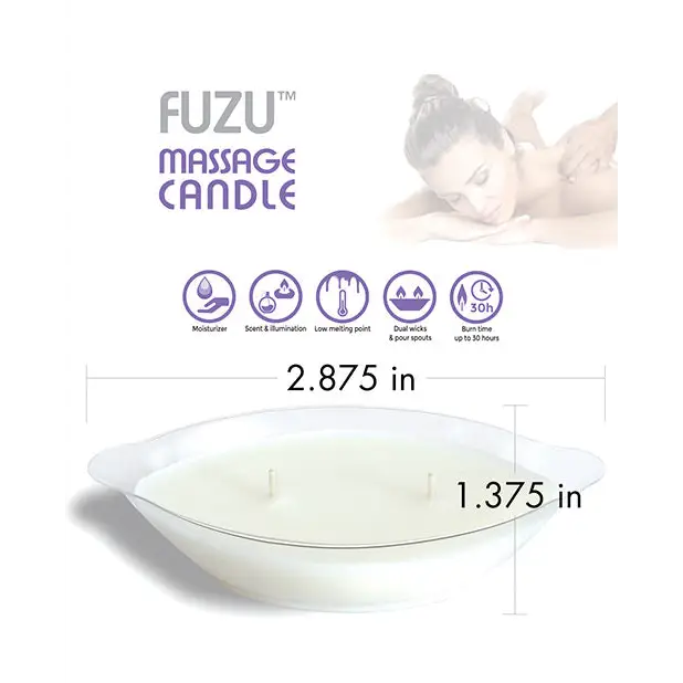 Fuzu Massage Candle - 4 oz Lavender Mist - Setting The Mood