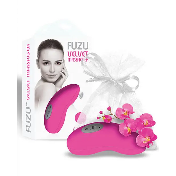 Fuzu Velvet Massager - Neon Pink - Stimulators
