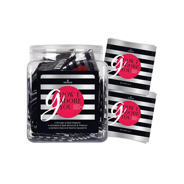 G How I Adore you G-Spot Enhancement Cream - Tub of 100 Single Use Packet - Sexual Enhancers