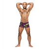 Galactic Sheer Poly Spandex Mini Short Multi Color MD - Lingerie - Packaged