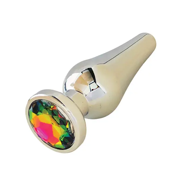 Gender Fluid Excite! Flared Plug - Silver - Anal Products