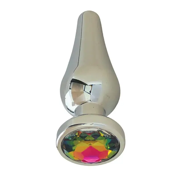 Gender Fluid Excite! Flared Plug - Silver - Anal Products