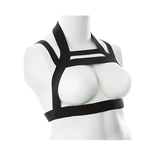 Gender Fluid Majesty Harness - S-L Black - Bondage Blindfolds & Restraints