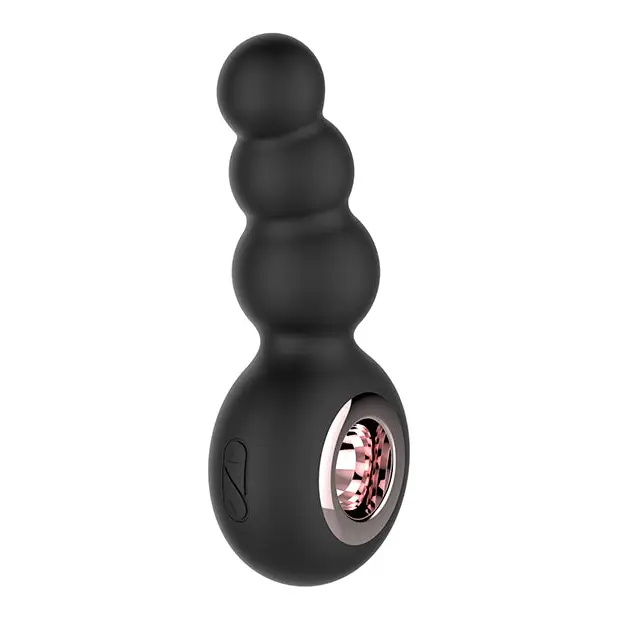 Gender Fluid Quiver Anal Ring Bead Vibe - Black - Anal Products