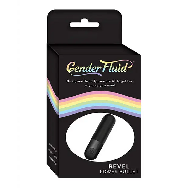 Gender Fluid Revel Power Bullet - Matte Black - Stimulators
