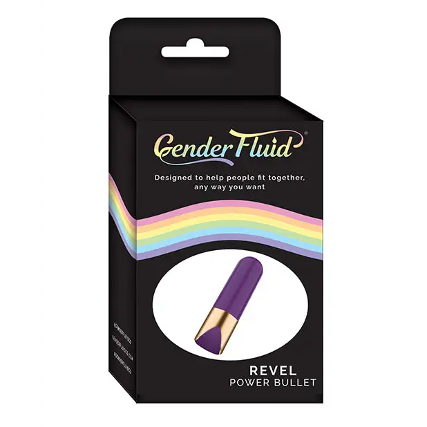 Gender Fluid Revel Power Bullet - Purple - Stimulators