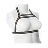 Gender Fluid Silver Lining Harness - S-L Black/Silver - Bondage Blindfolds & Restraints
