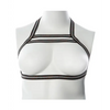 Gender Fluid Silver Lining Harness - XL-XXXL Black/Silver - Bondage Blindfolds & Restraints