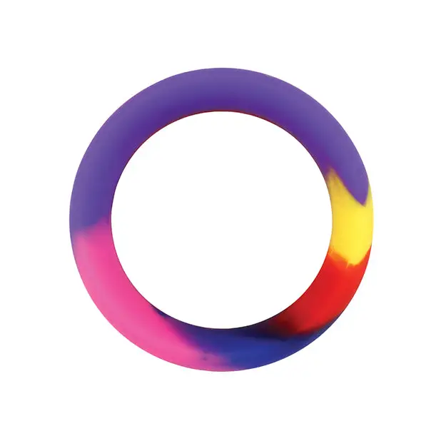 Gender Fluid Squeezer Tension Ring - Tie Dye - Penis Enhancement