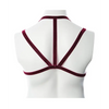 Gender Fluid Sugar Coated Harness - XL-XXXL Raspberry Glitter - Bondage Blindfolds & Restraints
