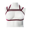Gender Fluid Sugar Coated Harness - XL-XXXL Raspberry Glitter - Bondage Blindfolds & Restraints