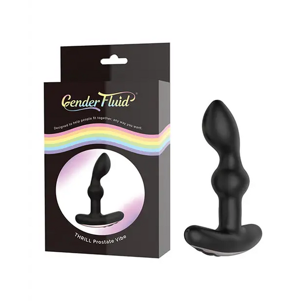 Gender Fluid Thrill Prostate Vibe - Black - Anal Products