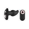 Gender Fluid Twirler Anal Vibe w/Remote - Black - Anal Products