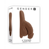 Gender X 4’’ Packer - Dark - Transgender Products