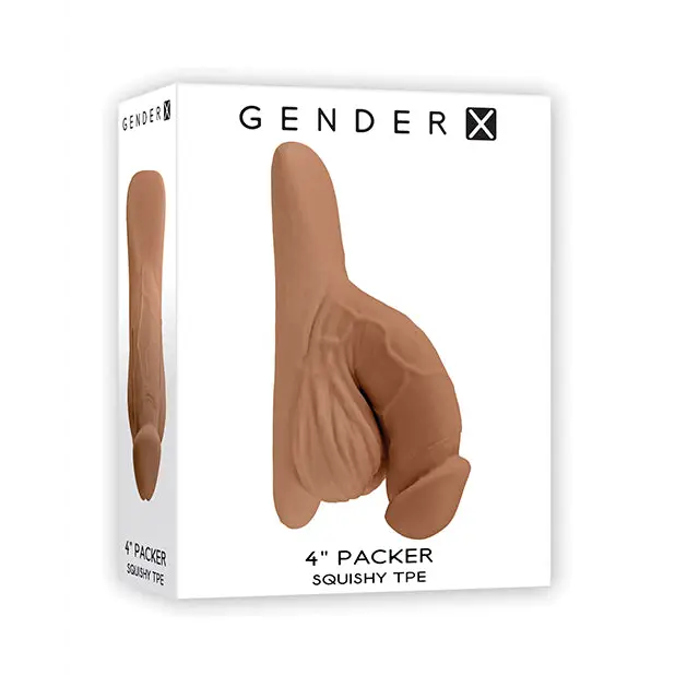 Gender X 4’’ Packer - Tan - Transgender Products