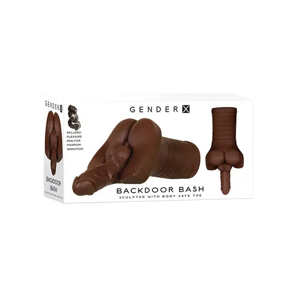 Gender X Backdoor Bash Stroker - Dark - Dolls & Masturbators