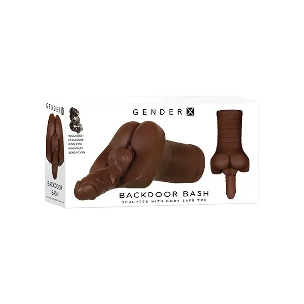 Gender X Backdoor Bash Stroker - Dark - Dolls & Masturbators