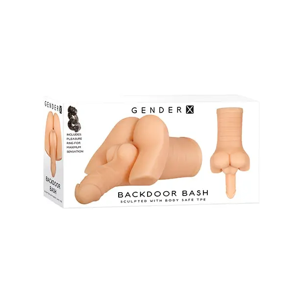 Gender X Backdoor Bash Stroker - Light - Dolls & Masturbators