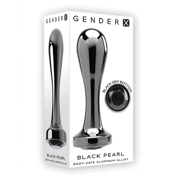 Gender X Black Pearl Plug - Black - Anal Products