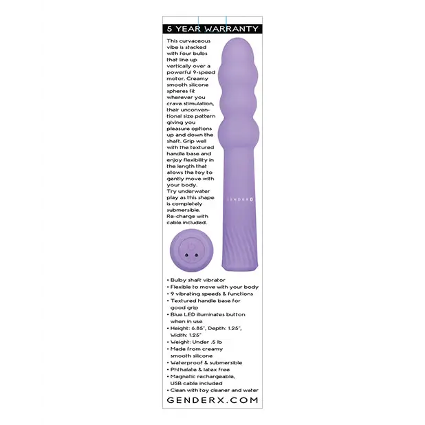 Gender X Bumpy Ride - Purple - Vibrators