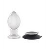 Gender X Crystal Ball Plug w/Suction Cup - Clear - Anal Products