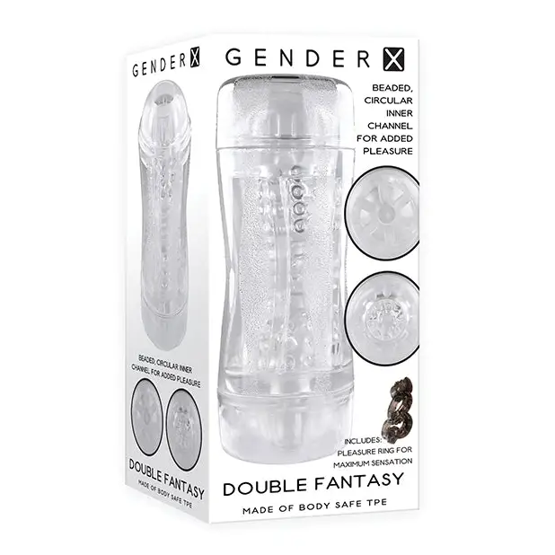 Gender X Double Fantasy - Clear - Dolls & Masturbators