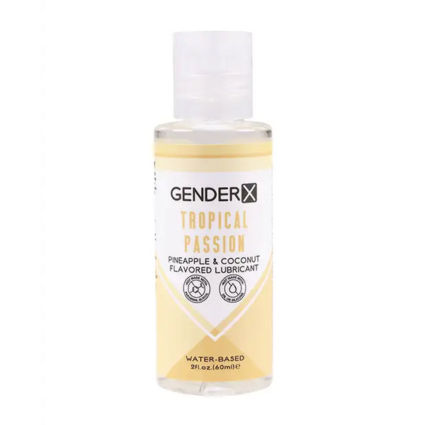Gender X Flavored Lube - 2 oz Tropical Passion - Lubricants
