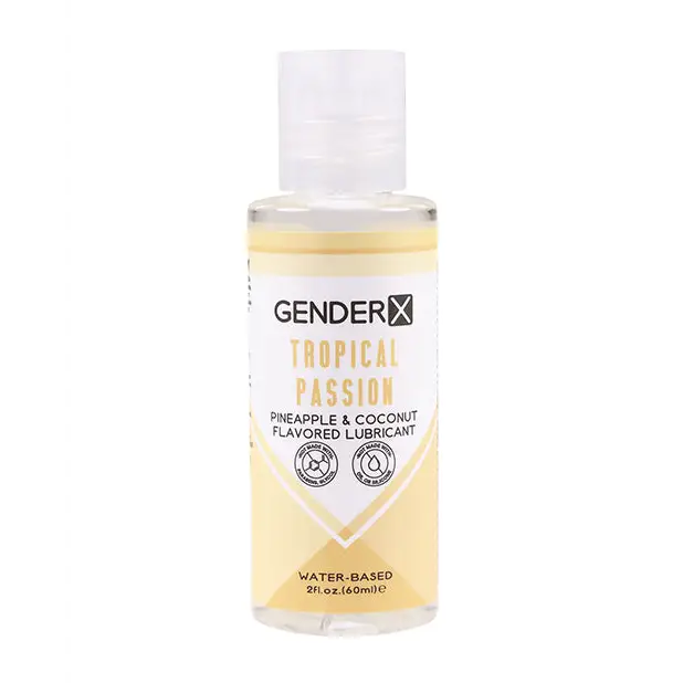 Gender X Flavored Lube - 2 oz Tropical Passion - Lubricants