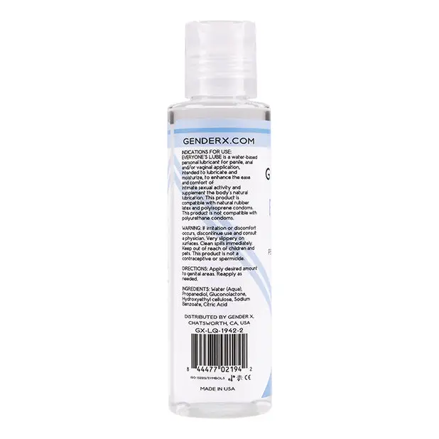 Gender X Flavored Lube - 4 oz Everyone’s - Flavored