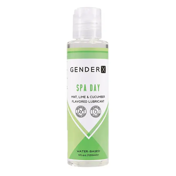 Gender X Flavored Lube - 4 oz Spa Day - Flavored