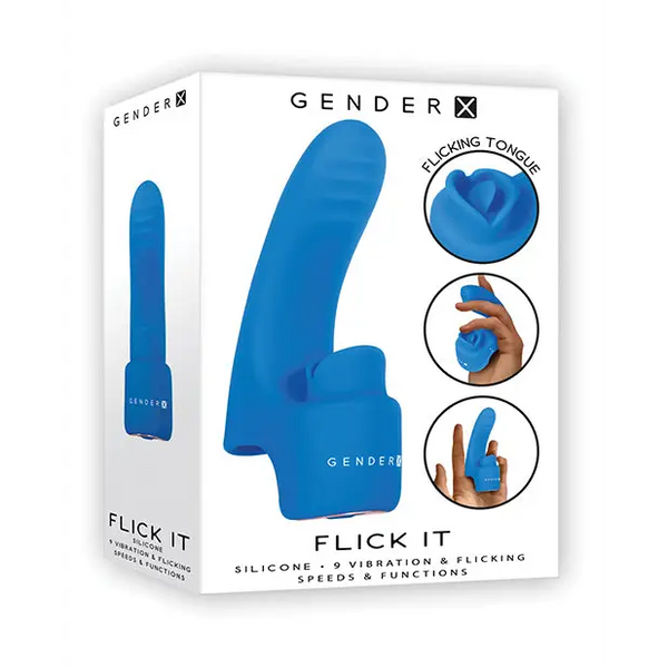Gender X Flick It - Blue - Stimulators