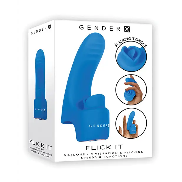 Gender X Flick It - Blue - Stimulators
