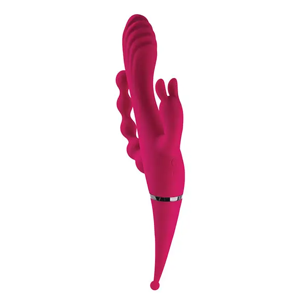 Gender X Four by Four Vibrator - Burgundy - Vibrators