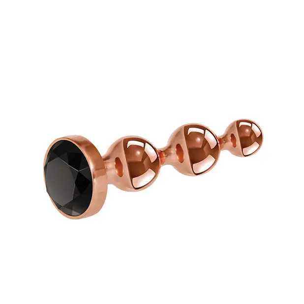 Gender X Gold Digger Large - Rose Gold/Black - Anal Products