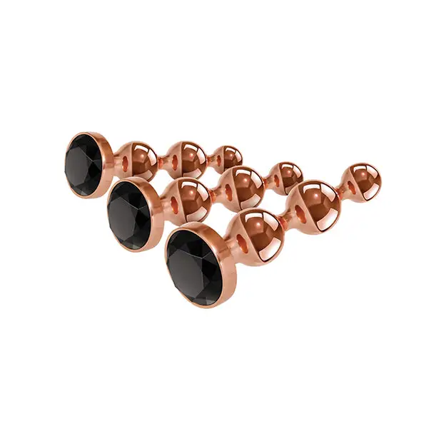 Gender X Gold Digger Set - Rose Gold/Black - Anal Products