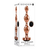 Gender X Gold Digger Small - Rose Gold/Black - Anal Products